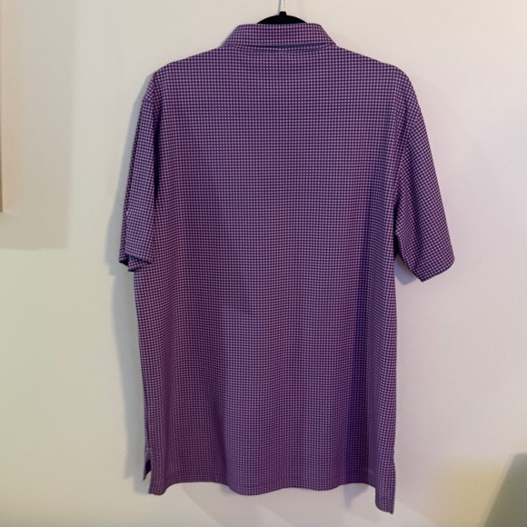 Peter Millar Purple Patterned Polo Shirt - Picture 5 of 5